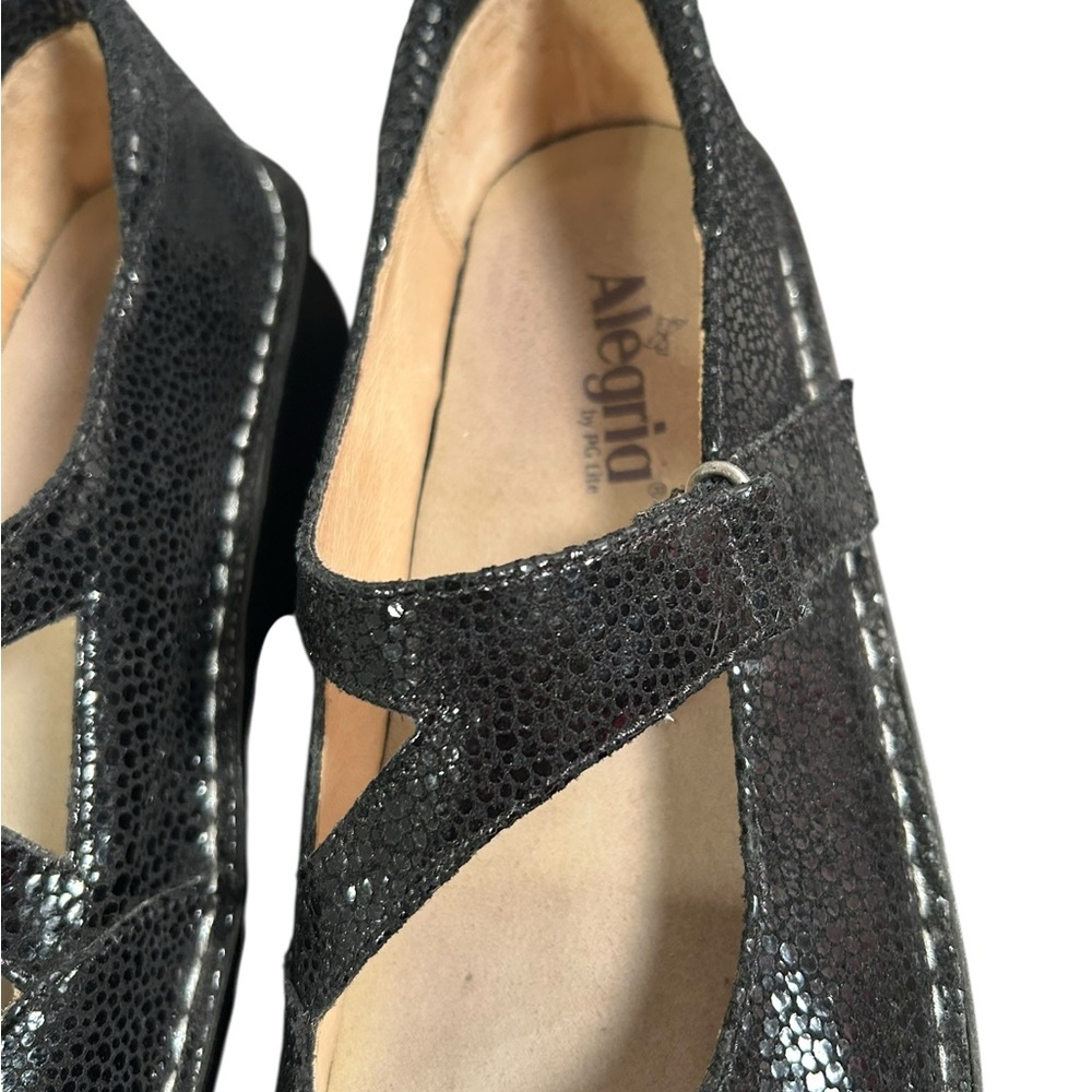 Alegria PG Lite Dayna Dottie Mary Jane Platform Shoes 41 US 10.5 11 Leather - Picture 3 of 7